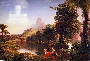 Thomas Cole The Voyage of Life Youth painting
